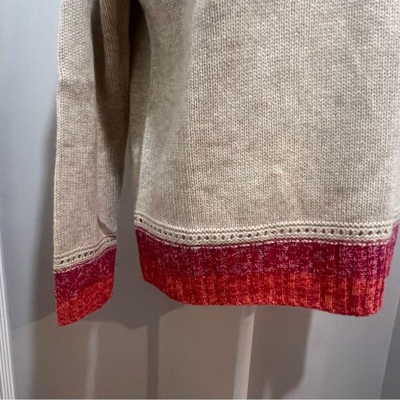 NWT Revolve One Grey Day cashmere v neck sweater size xs oversized - Picture 4 of 7